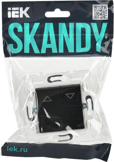 Выключатель IEK Skandy SK-V15-0-10-K02 (черный) — фото 6