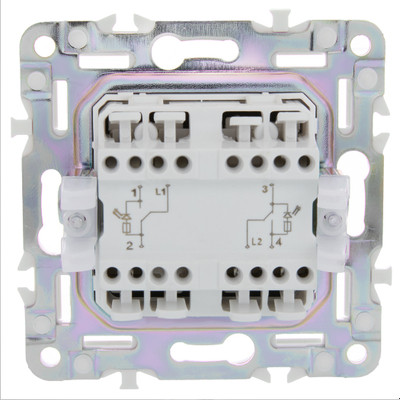 Изображение товара Выключатель IEK Skandy SK-V22-1-10-K53 (графит)