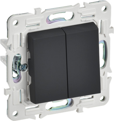 Изображение товара Выключатель IEK Skandy SK-V22-0-10-K53 (графит)