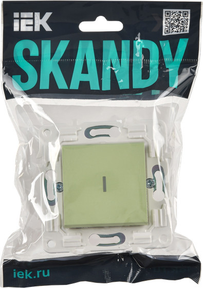 Изображение товара Выключатель IEK Skandy SK-V10-1-10-K06 (мятный)