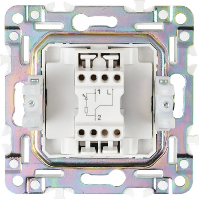 Изображение товара Выключатель IEK Skandy SK-V12-0-10-K03 (серый)