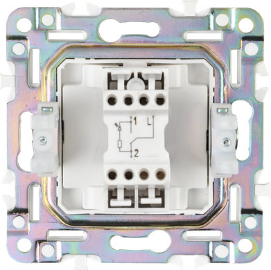 Изображение товара Выключатель IEK Skandy SK-V12-1-10-K03 (серый)