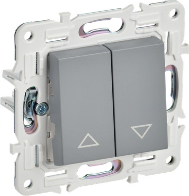 Изображение товара Выключатель IEK Skandy SK-V15-0-10-K03 (серый)