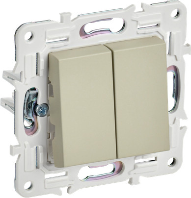 Изображение товара Выключатель IEK Skandy SK-V22-0-10-K10 (бежевый)