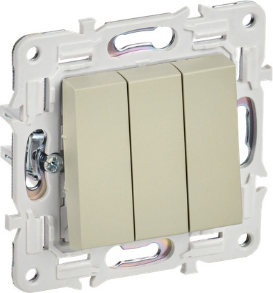 Изображение товара Выключатель IEK Skandy SK-V30-0-10-K10 (бежевый)