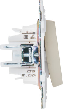 Изображение товара Выключатель IEK Skandy SK-V30-0-10-K10 (бежевый)