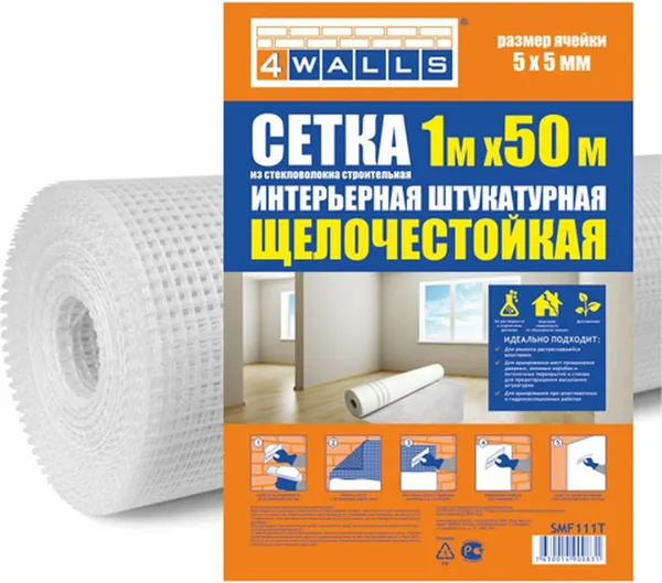 Изображение товара Стеклосетка 4Walls SMF111T (белый)