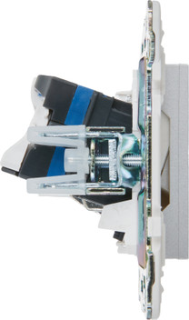 Изображение товара Розетка IEK Skandy SK-AK20-2-K23 (серебристый)