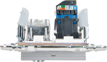 Изображение товара Розетка IEK Skandy SK-AK20-2-K23 (серебристый)