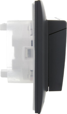 Изображение товара Розетка IEK Skandy SK-R26-16-44-K53-F (графит)