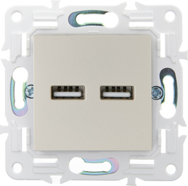 Изображение товара Розетка IEK Skandy SK-U21-D31-K37 (шампань)