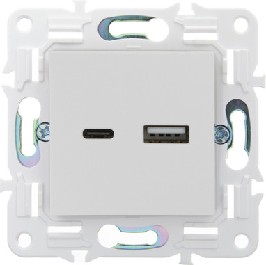 Изображение товара Розетка IEK Skandy SK-U22-018-K01 (арктический белый)