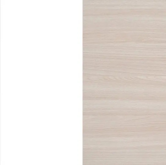 Изображение товара Двуспальная кровать Proson Milton с ПМ 180x200 (белый/ясень шимо светлый)