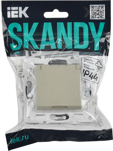 Изображение товара Розетка IEK Skandy SK-R16-16-44-K10 (бежевый)