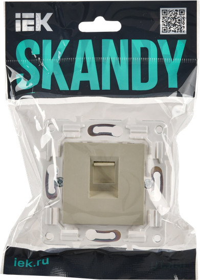 Изображение товара Розетка IEK Skandy SK-K10-1-K10 (бежевый)