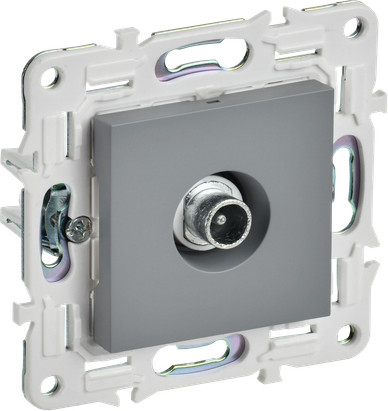 Изображение товара Розетка IEK Skandy SK-A10-P-K03 (серый)