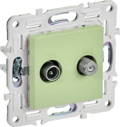 Изображение товара Розетка IEK Skandy SK-AF20-O-K06 (мятный)