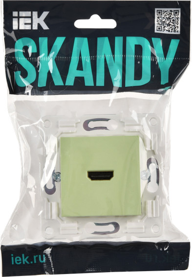 Изображение товара Розетка IEK Skandy SK-H10-K06 (мятный)