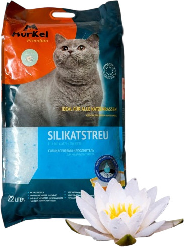 Изображение товара Наполнитель для туалета Murkel Силикагелевый (10кг, лотос)