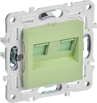 Изображение товара Розетка IEK Skandy SK-K20-2-K06 (мятный)