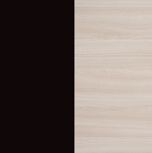 Изображение товара Двуспальная кровать Proson Milton с ПМ 160x190 (черный/ясень шимо светлый)