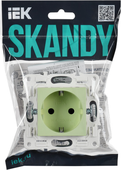 Изображение товара Розетка IEK Skandy SK-R14-16-K06 (мятный)