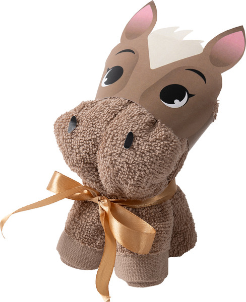 Изображение товара Полотенце детское Волшебная ночь Махровое 30x60 Лошадка / 933969 (мокко)