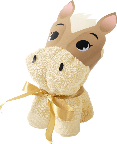 Изображение товара Полотенце детское Волшебная ночь Махровое 30x60 Лошадка / 933970 (ваниль)