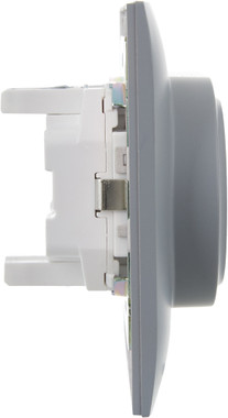 Изображение товара Розетка IEK Skandy SK-R24-16-K03-F (серый)