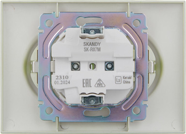 Изображение товара Розетка IEK Skandy SK-R24-16-K06-F (мятный)