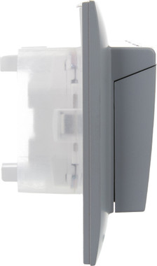 Изображение товара Розетка IEK Skandy SK-R26-16-44-K03-F (серый)