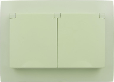 Изображение товара Розетка IEK Skandy SK-R26-16-44-K06-F (мятный)