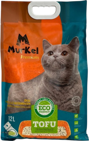 Изображение товара Наполнитель для туалета Murkel Tofu (5.2кг, нейтральный)