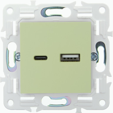 Изображение товара Розетка IEK Skandy SK-U22-018-K06 (мятный)