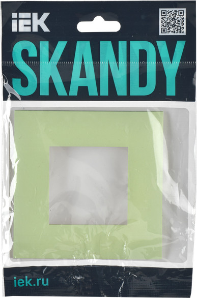 Изображение товара Рамка для выключателей и розеток IEK Skandy SK-M12-K06 (мятный)