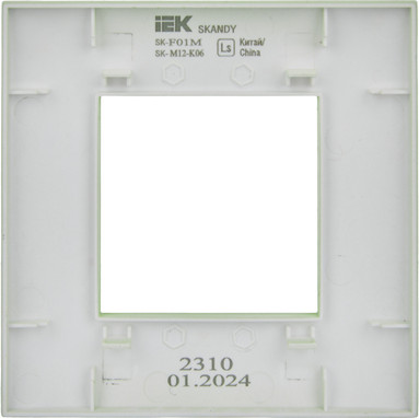Изображение товара Рамка для выключателей и розеток IEK Skandy SK-M12-K06 (мятный)