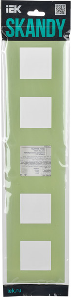 Изображение товара Рамка для выключателей и розеток IEK Skandy SK-M52-K06 (мятный)