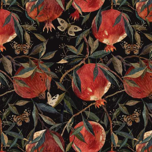 Изображение товара Бумага для оформления подарков Bruno Visconti Flora. Гранат / 2-811/06