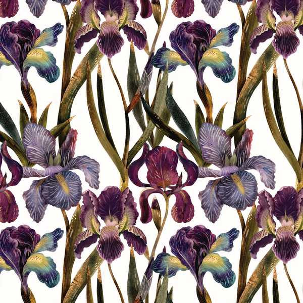 Изображение товара Бумага для оформления подарков Bruno Visconti Flora. Ирисы / 2-811/03