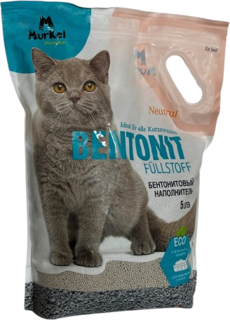 Изображение товара Наполнитель для туалета Murkel Бентонитовый (4кг, нейтральный)