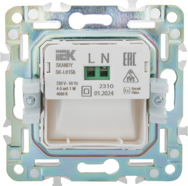 Изображение товара Встраиваемая подсветка IEK Skandy SK-FL20-K37 (шампань)