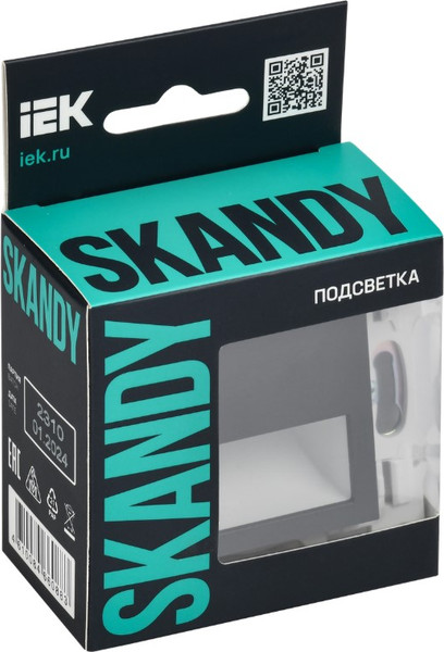 Изображение товара Встраиваемая подсветка IEK Skandy SK-FL20-K53 (графит)
