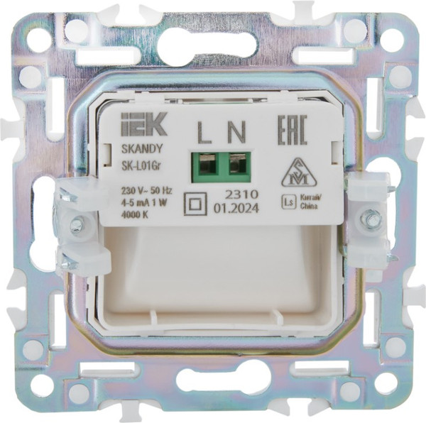 Изображение товара Встраиваемая подсветка IEK Skandy SK-FL20-K03 (серый)