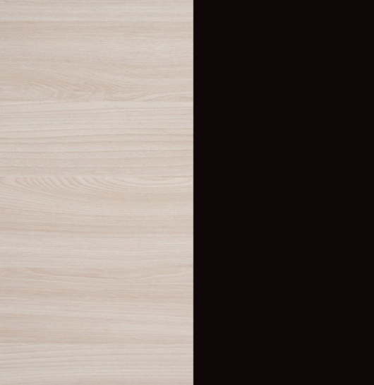 Изображение товара Двуспальная кровать Proson Milton с ПМ 160x200 (ясень шимо светлый/черный)