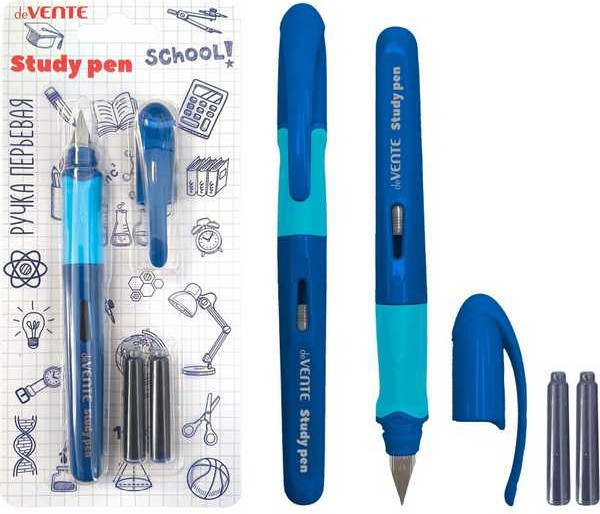 Изображение товара Ручка перьевая deVente School. StydyPen / 5100502 (синий)