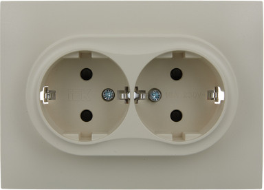 Изображение товара Розетка IEK Skandy SK-R24-16-K10-F (бежевый)