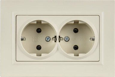 Изображение товара Розетка IEK Brite BR-R27-16-K10-F (бежевый)