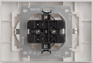 Изображение товара Розетка IEK Brite BR-R27-16-K36-F (жемчуг)