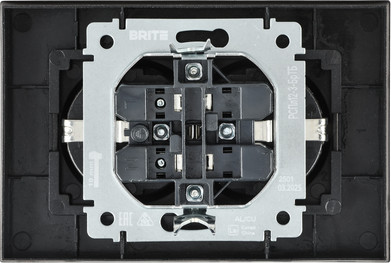 Изображение товара Розетка IEK Brite BR-R27-16-K45-F (темная бронза)