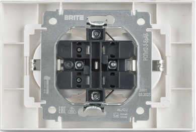 Изображение товара Розетка IEK Brite BR-R27-16-K91-F (арктический белый)